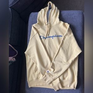 Champion cream hoodie, size L (Men’s)